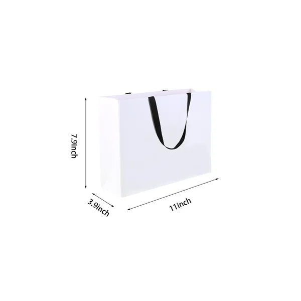 White Cardboard Tote Bag
