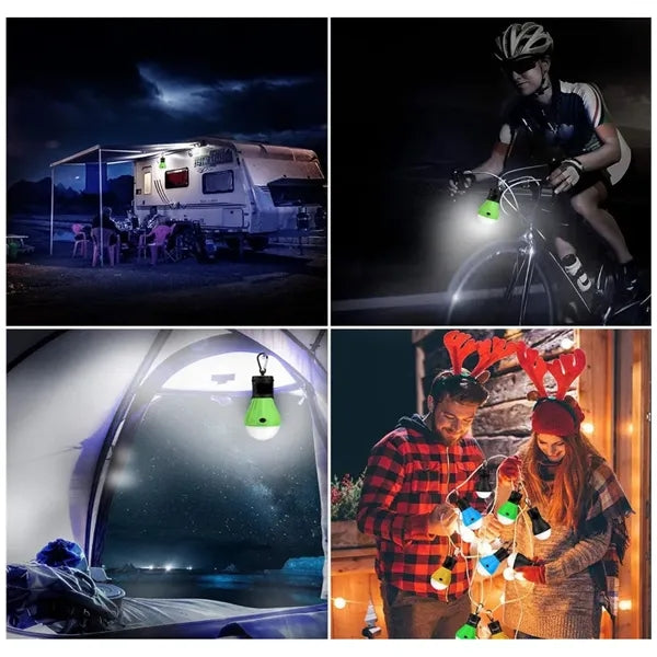 Portable LED Tent Light Hook Emergency Camping Bulb Lantern