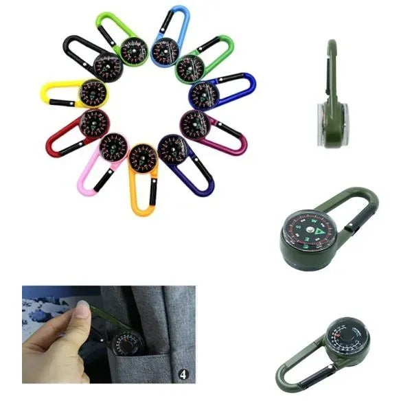 Carabiner with Compass