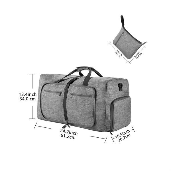 65L Foldable Travel Duffle Bag
