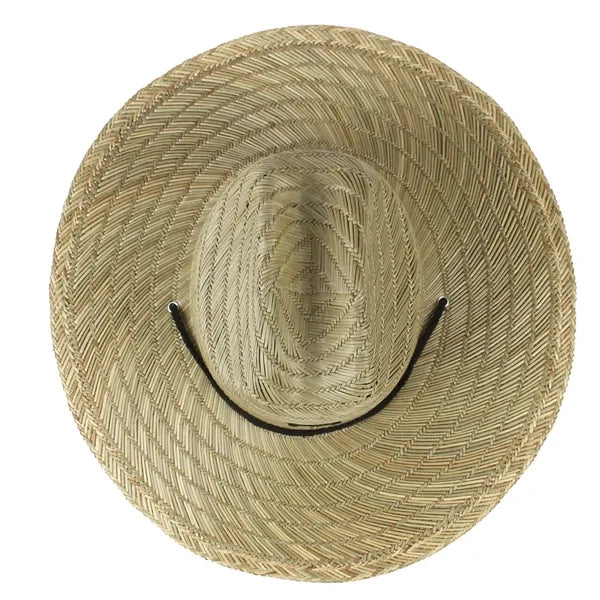 Men'S Pierside Lifeguard Beach Sun Straw Hat