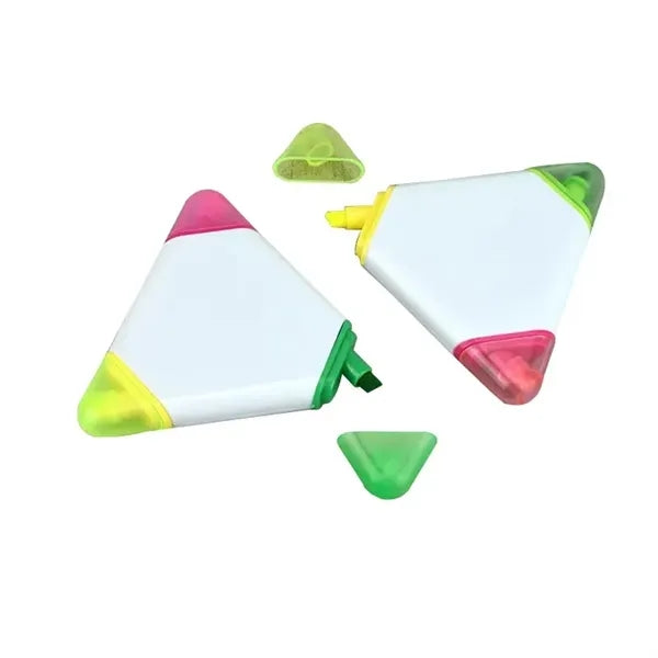 Triple Triangle Multi Color Highlighter Pens