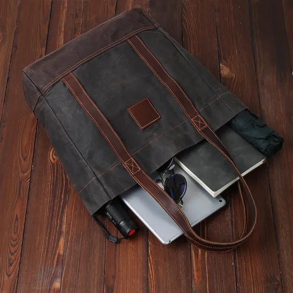 Laughton Wax Canvas Tote Bag
