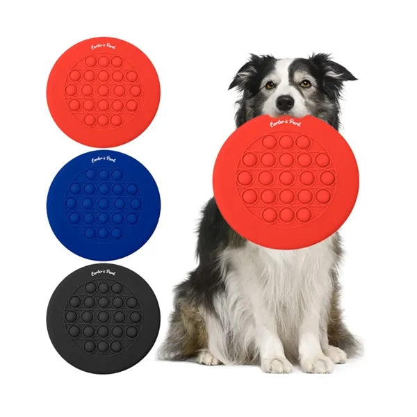 Push Pop Stress Reliever Flying Disc