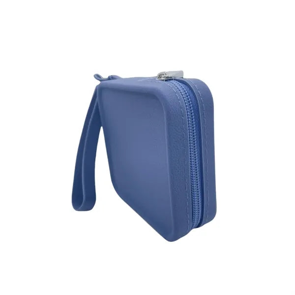 Portable Multi Purpose Silicone Zipper Bag Organizer Purse