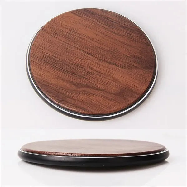 Circular Bamboo Wireless Charger