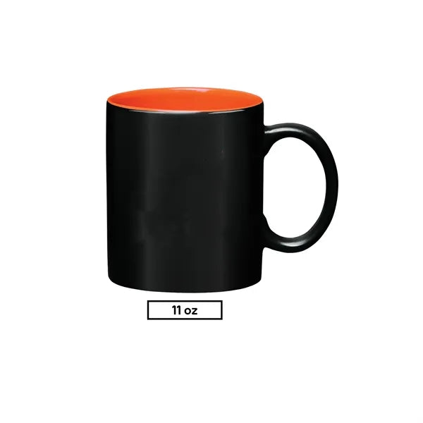 11 oz Cork Bottom Ceramic Mug With Lid