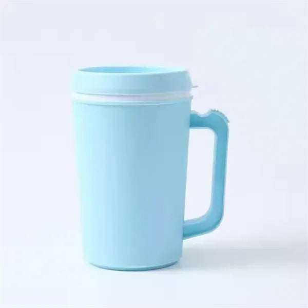 34oz Double Walled Insulated Plastic Mug