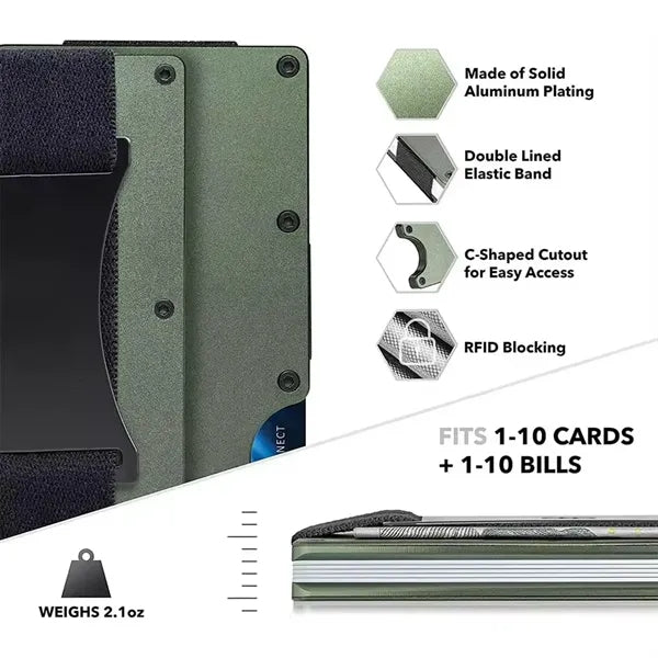 Slim Aluminum Card Wallet