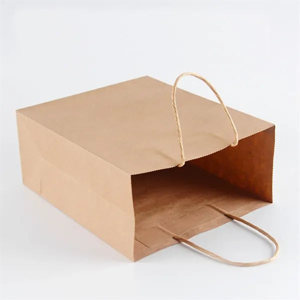 Natural Kraft Paper Shopper Tote Bag