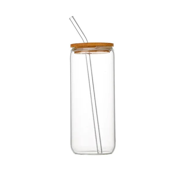 Bamboo Lids Coffee Glass Cup Eco-friendly Gifts
