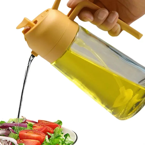 Multifunctional 2-in-1 Oil Bottle