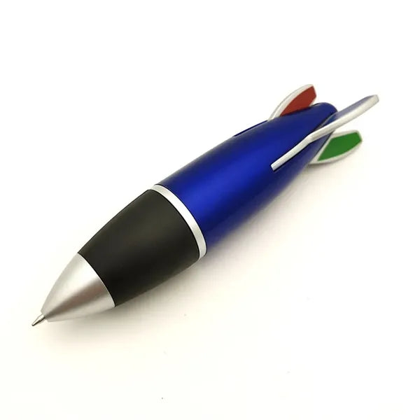 Multicolor Mini Rocket Shape Ballpoint Pens 4 In 1