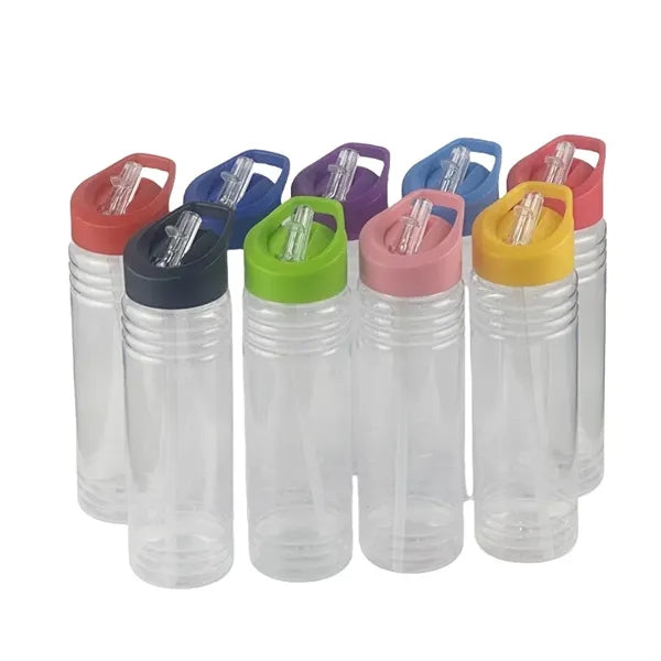 24 oz Hydration Slim Fit Water Bottle with Flip Straw