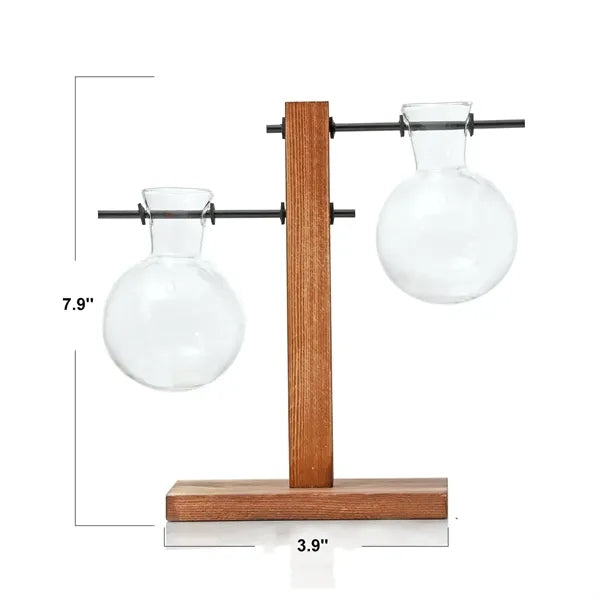 Desktop Glass Hydroponics Plant Bulb Vase