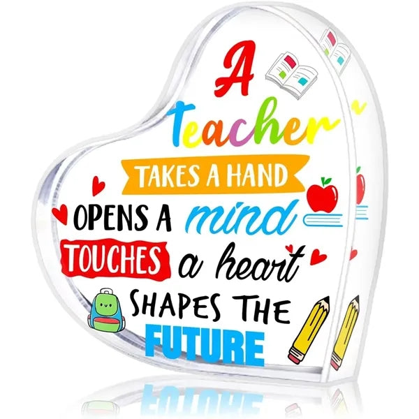 Transparent Puzzle Acrylic Paperweight Decoration