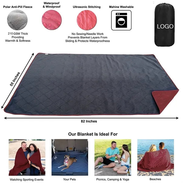 Fleece Camping Blanket Mat