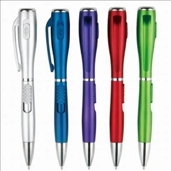 Plastic LED Light Pen With Torch Gift