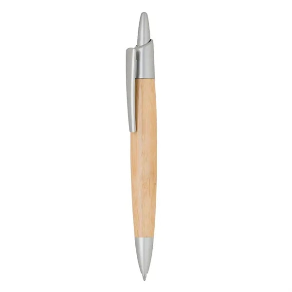 Ash Click-Action Bamboo Pen