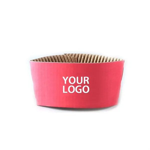 Double Wall Disposable Coffee Paper Cup Sleeve