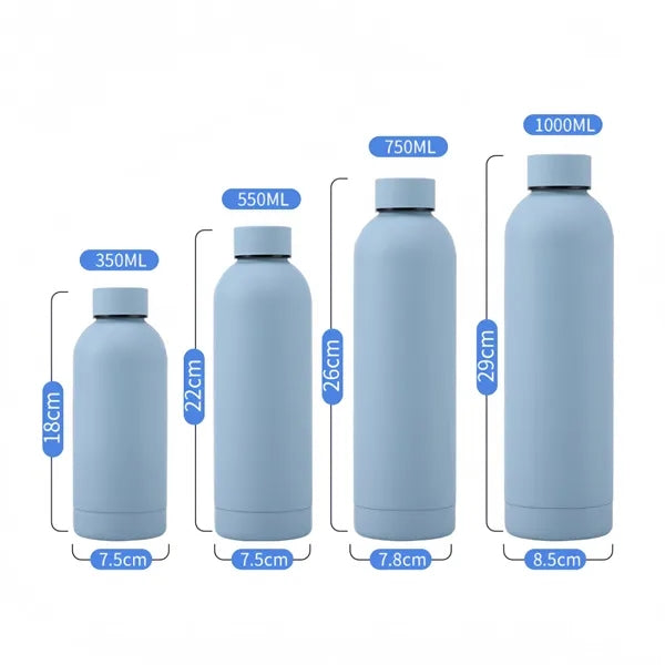 Matte Finish Stainless Steel Insulated Sports Water Bottle