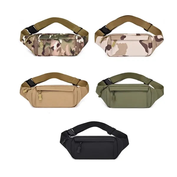 Portable Nylon Outdoor Waist Bag Travel Shoulder