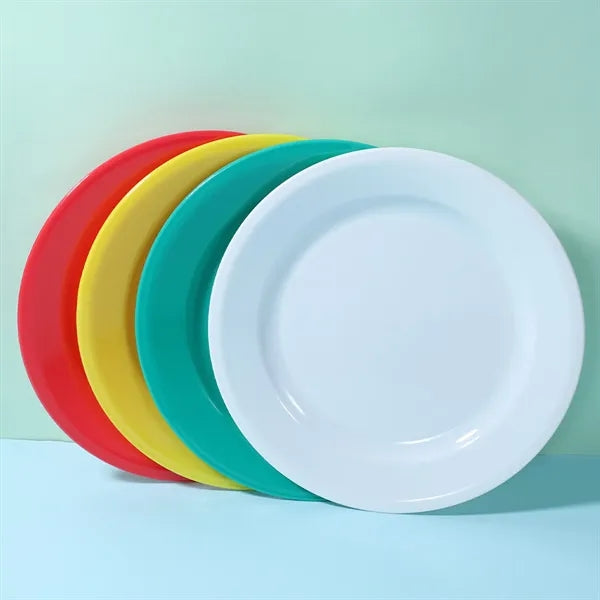 Round Outdoor Plastic Picnic Plate