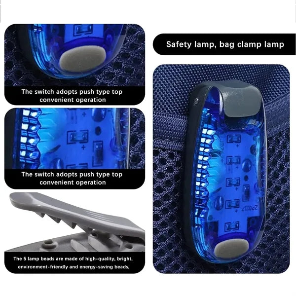 LED Flashing Safety Clip Light