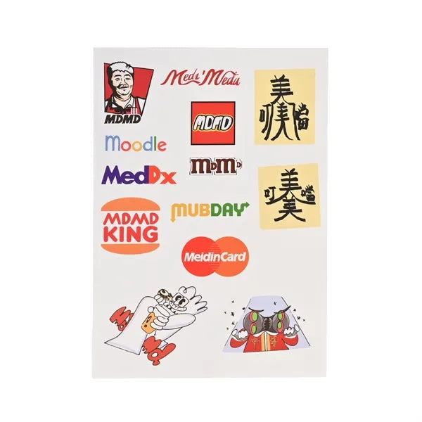 Full Color Vinyl Sticker Sheets