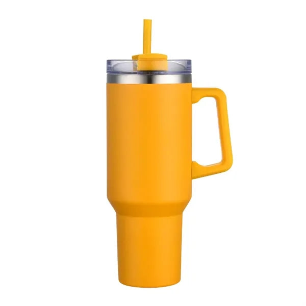 40oz. Travel Stainless Vacuum Insulated mug w/ handle