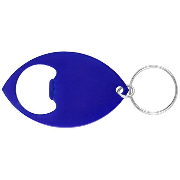 Football Shaped Bottle Opener With Key Ring