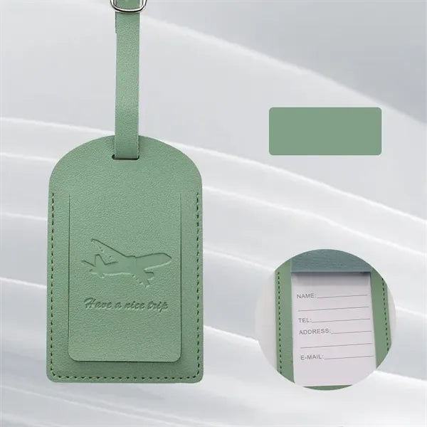 Travel PU Leather Luggage Tag