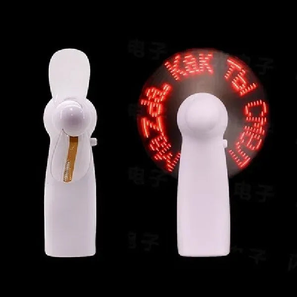 Handheld Portable LED Light-Up Fan