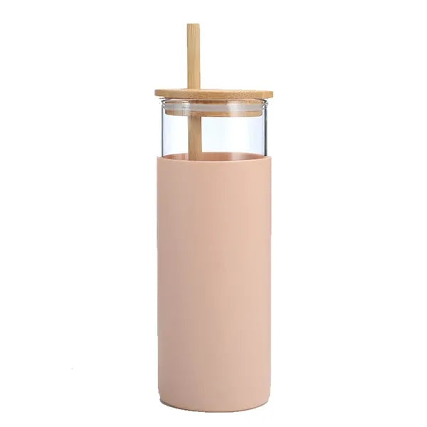 Clear Glass Water Bottle