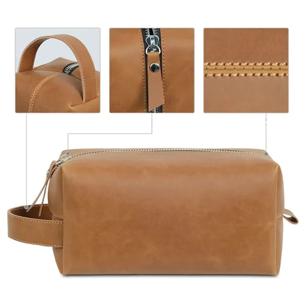 Leather Toiletry Bag