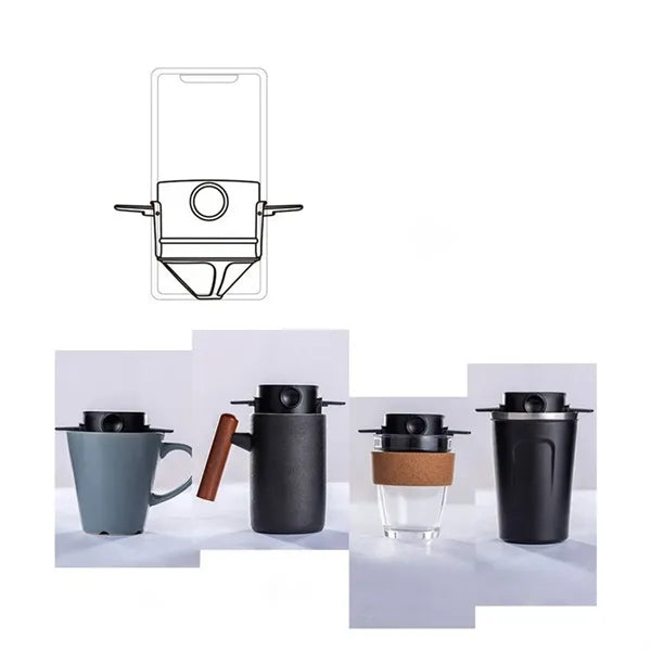 Stainless Portable Coffee Filter Drip Holder