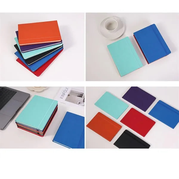 Pu Imitation Leather Office Notebook