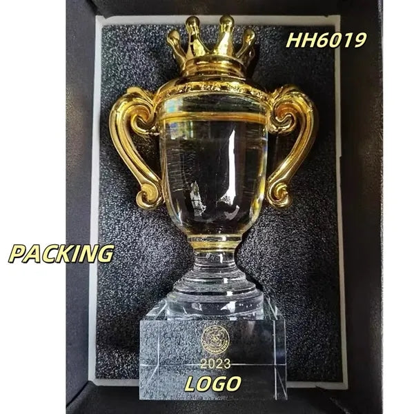 Crown Crystal Cup Trophy Award BULK