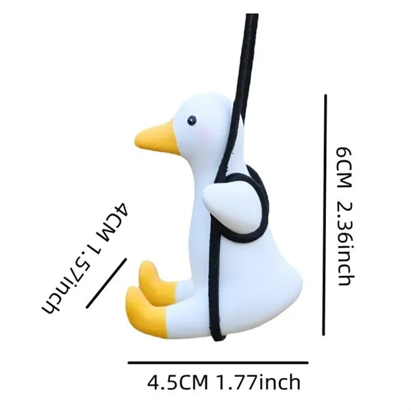 Funny Swinging Duck Car Decor