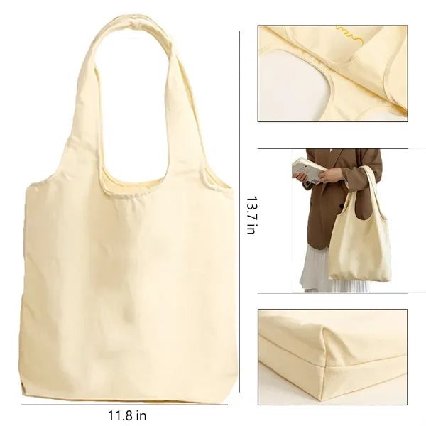 Large Capacity Canvas Bag On One Shoulder