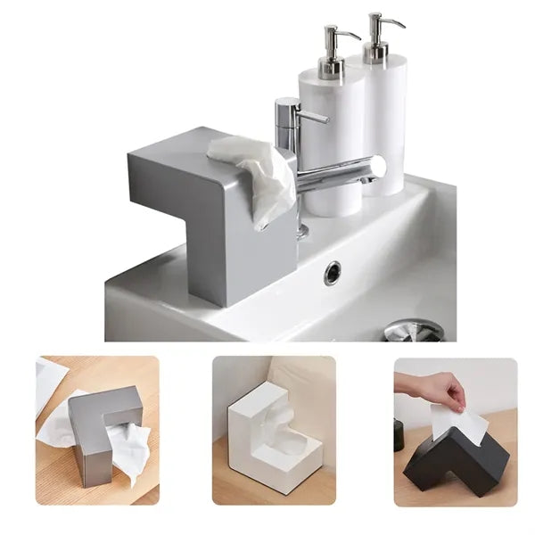 Bidirectional L-Shaped Drawer Box