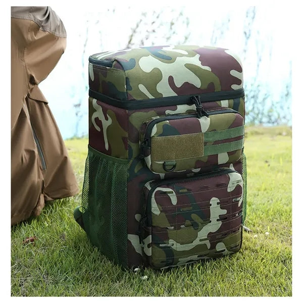 24L Camping Cooler Backpack Insulated Waterproof Lunch Bag