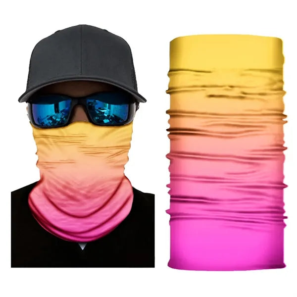 Gradient Outdoor Cycling Face Mask, Multi-Style Magic Scarf