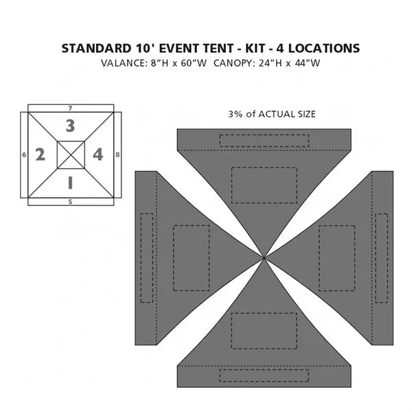 10' Standard Tent Kit