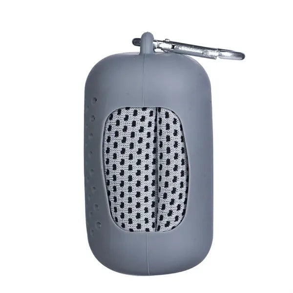 Portable Mini Silicone Set Cold Towel