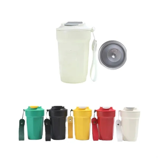 Stainless Steel Octagonal Double Coffee Mug