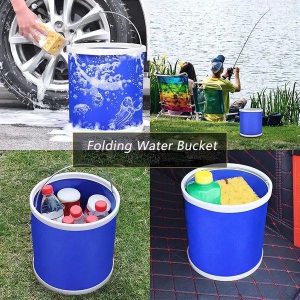 9L Portable Folding Water Bucket