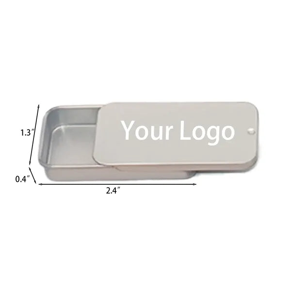 Slide Top Tin Containers