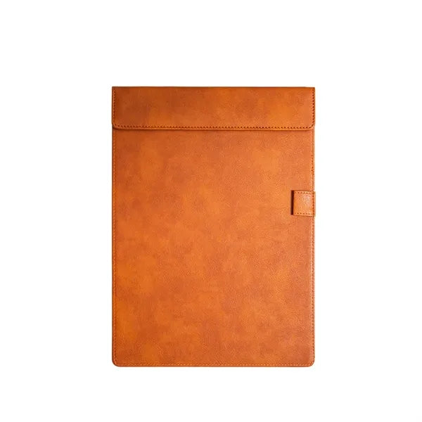 A4 Magnetic Leather Clip Board