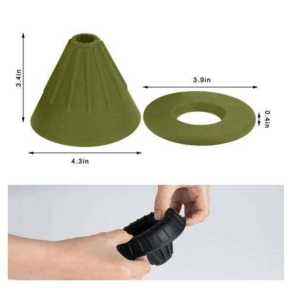 Outdoor Collapsible Silicone Coffee Filter Set